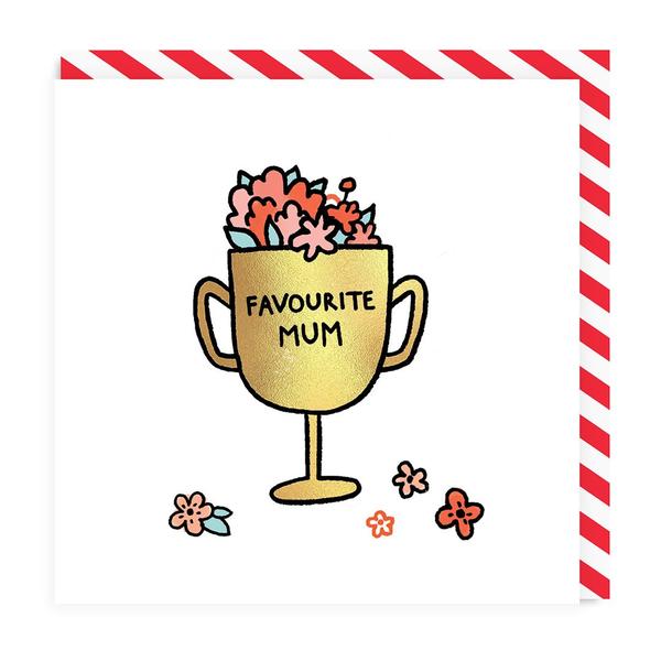 Favourite Mum Award Greeting Card
