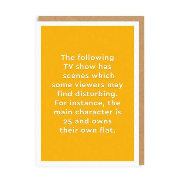 TV Show Greeting Card