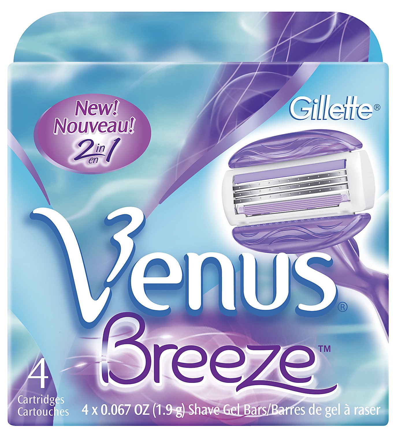 Gillette - Venus Breeze Blades 4 Pack