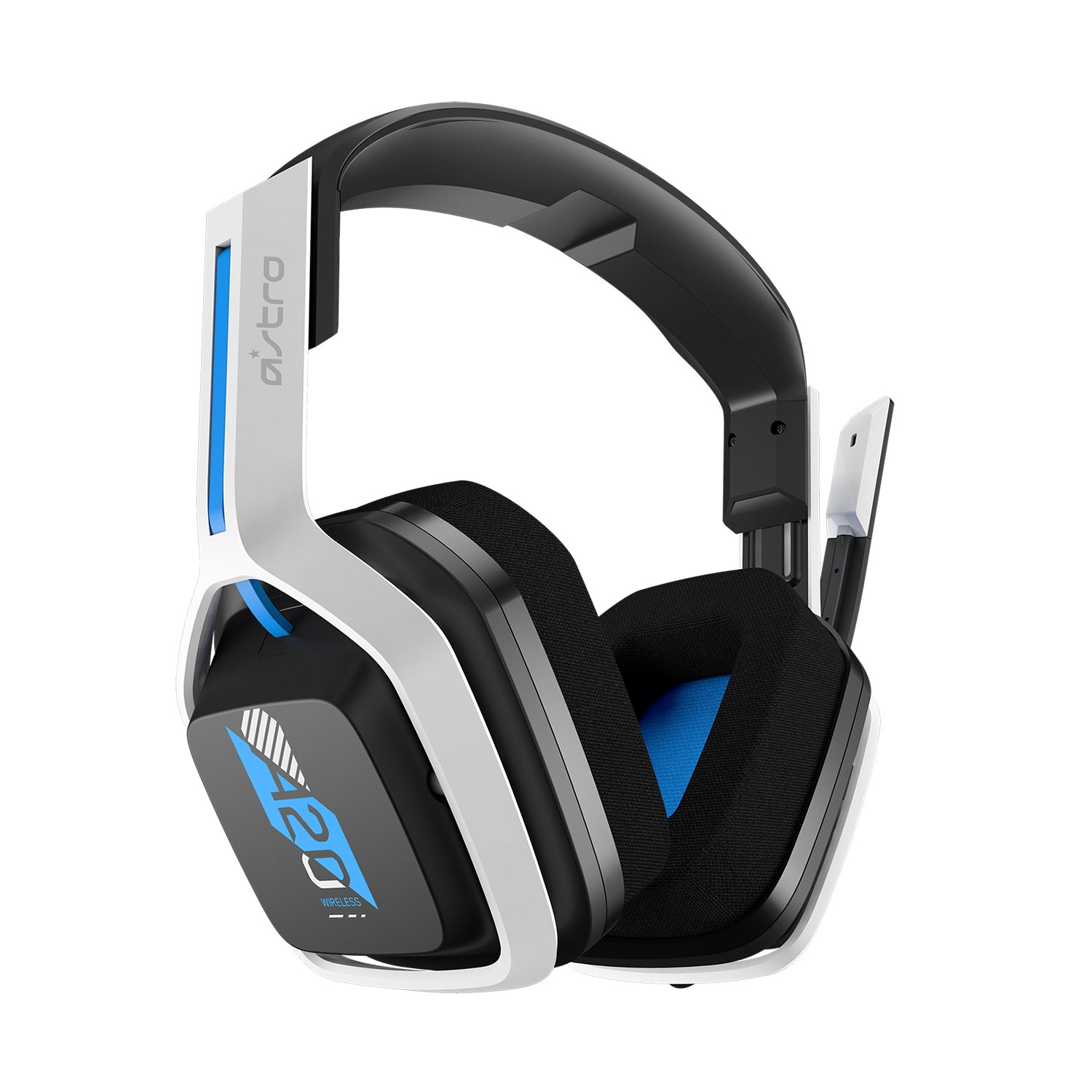 ASTRO Gaming A20 Wireless Headset Gen 2 for PlayStation 5/PlayStation 4/PC/Mac - White/Blue