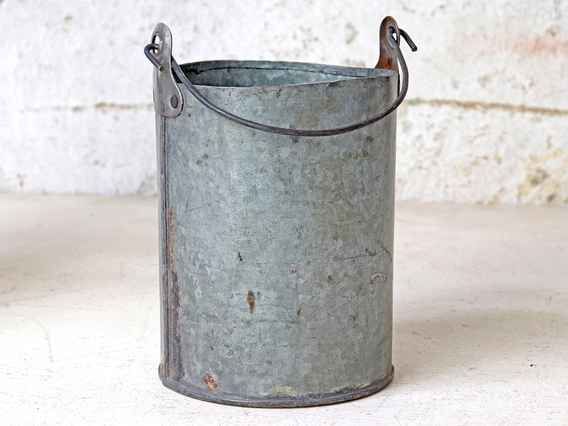 Repurposed Metal Bucket - Mini