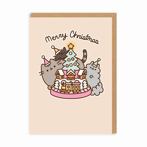 Merry Christmas Model Railway Christmas Card