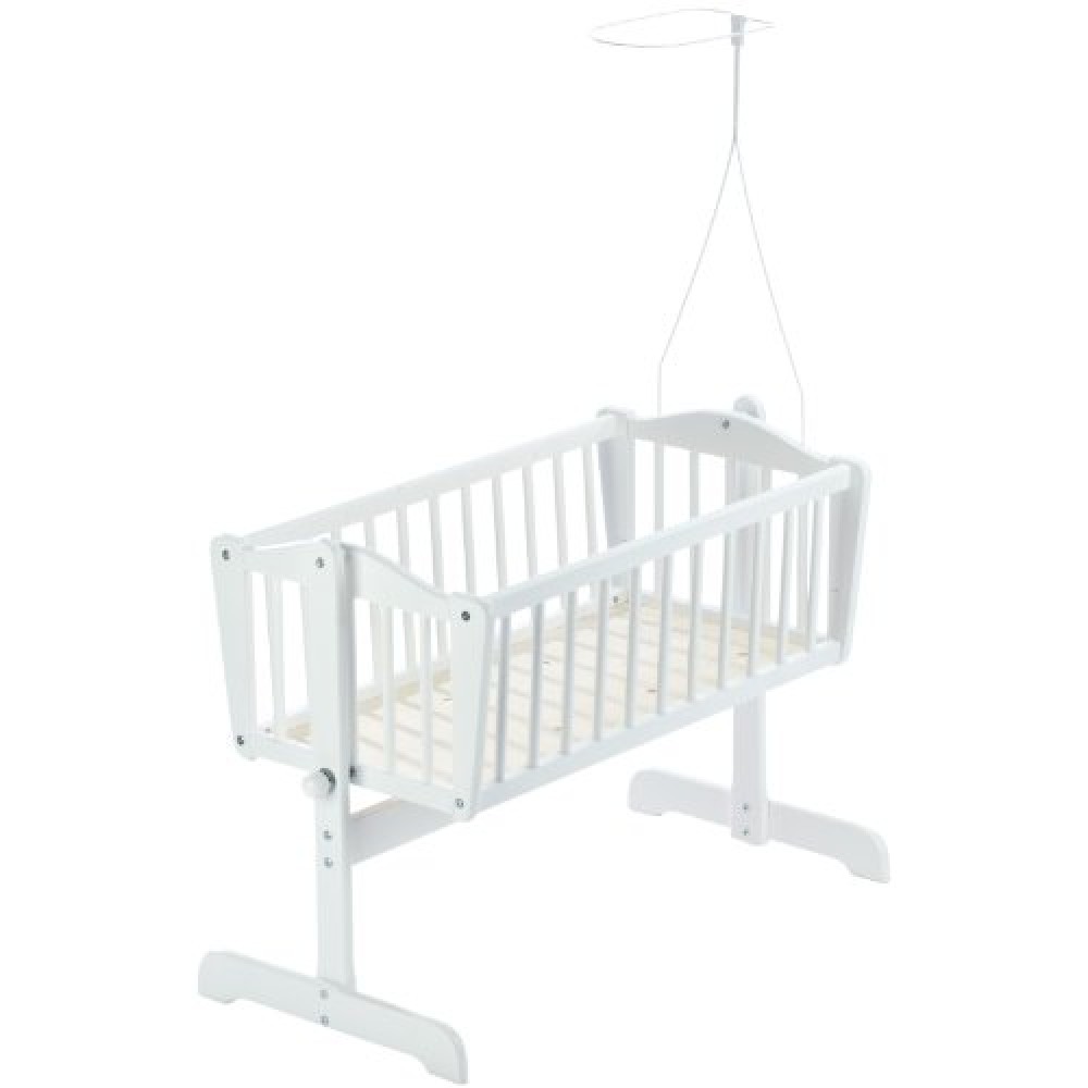 Baby Dan - Sofie Crib w. Drape Bar - White
