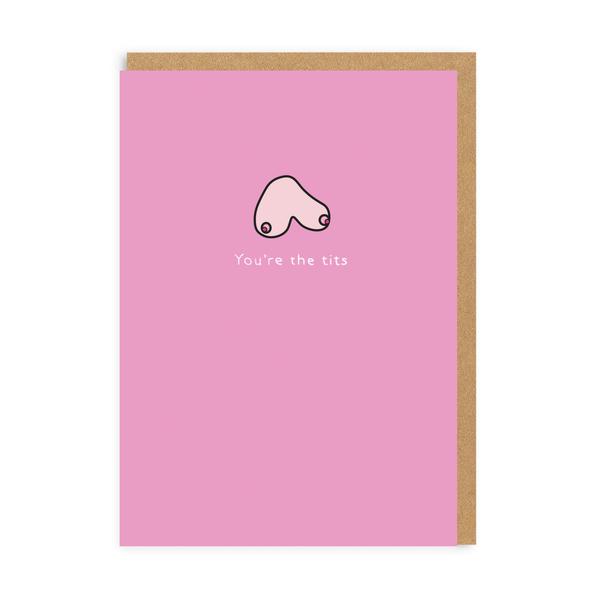 You're The Tits Enamel Pin Greeting Card