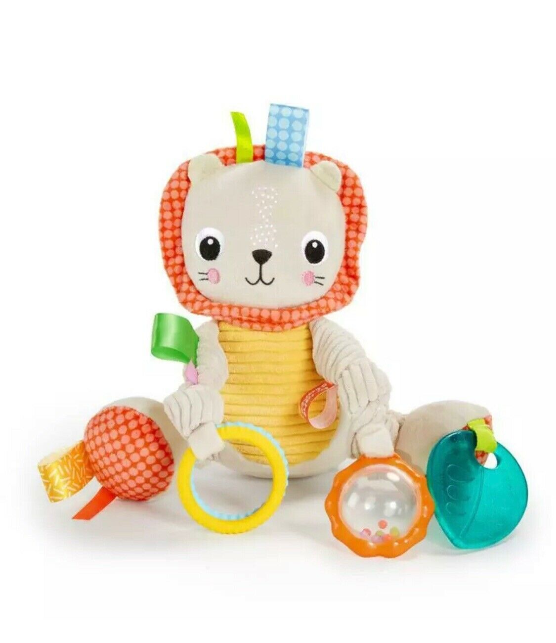 Bright Starts - Take-Along Activity Rattle, Tiger (12291)