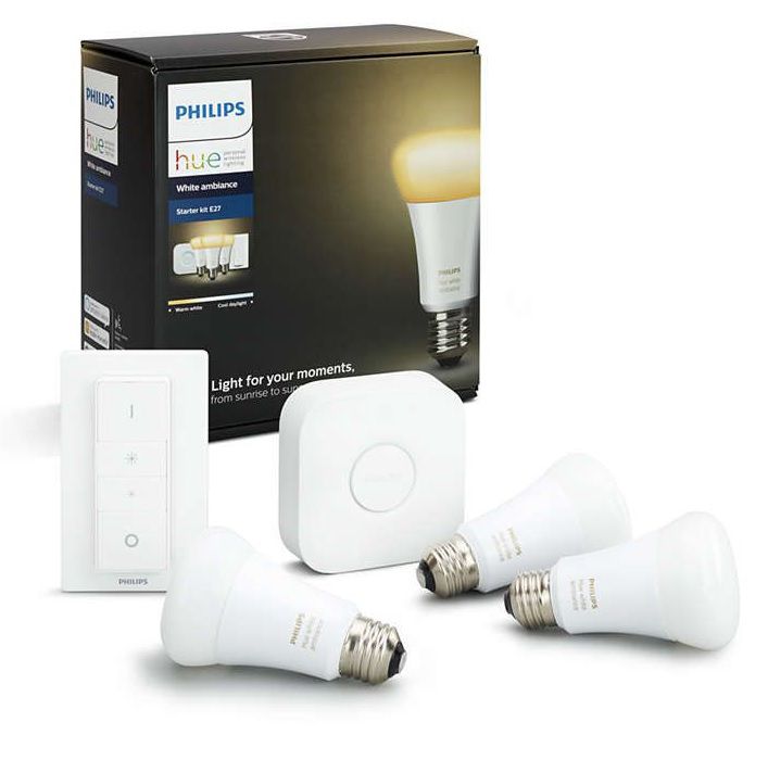 Philips Hue - E27 Starter kit (3-Pack) - White Ambiance - Bluetooth