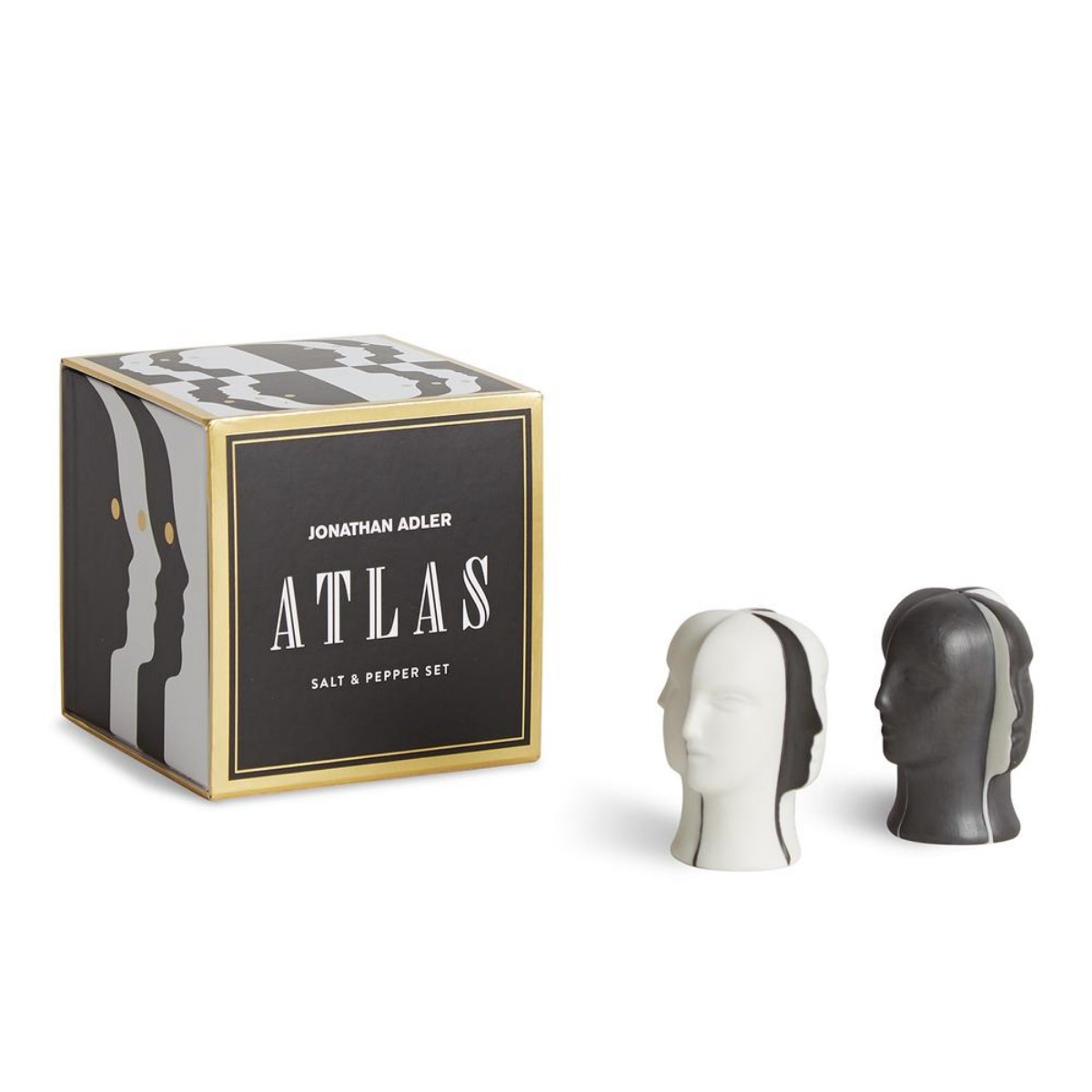 Jonathan Adler I Atlas Salt & Pepper Set