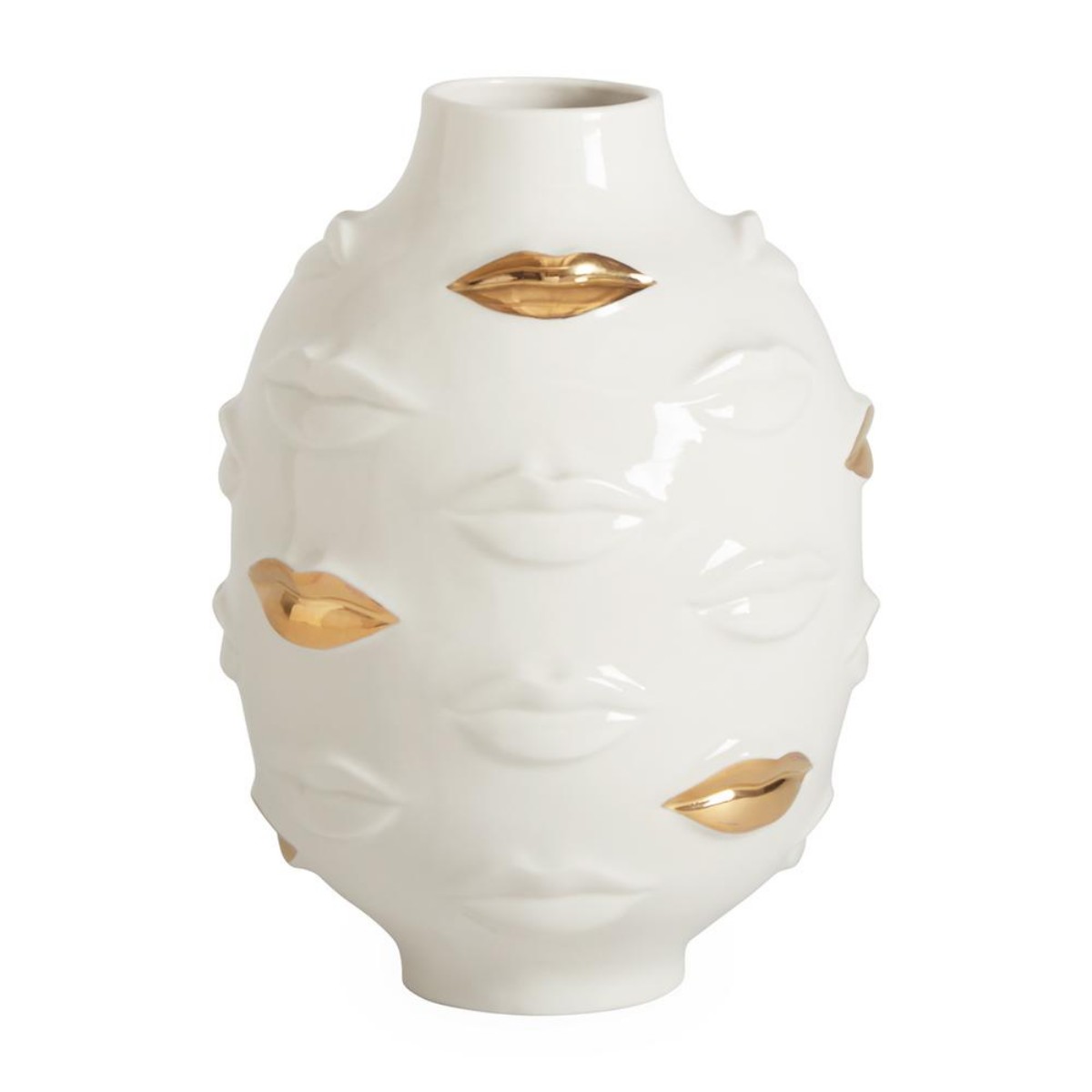 Jonathan Adler I Gilded Gala Muse Round Vase