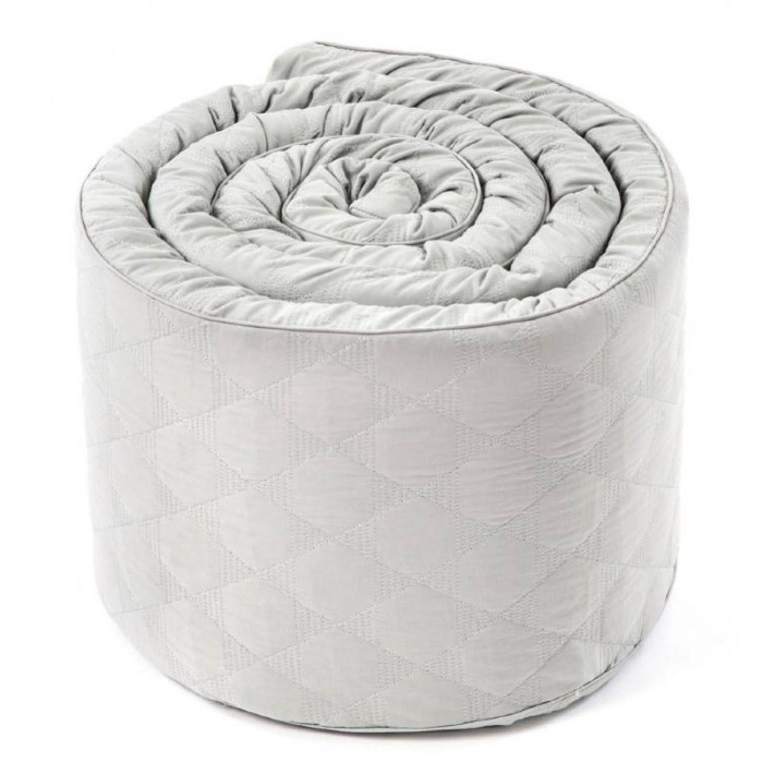 Smallstuff - Quilted Bumper - Soft Grey