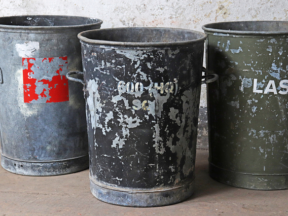 Old Metal Bin Large