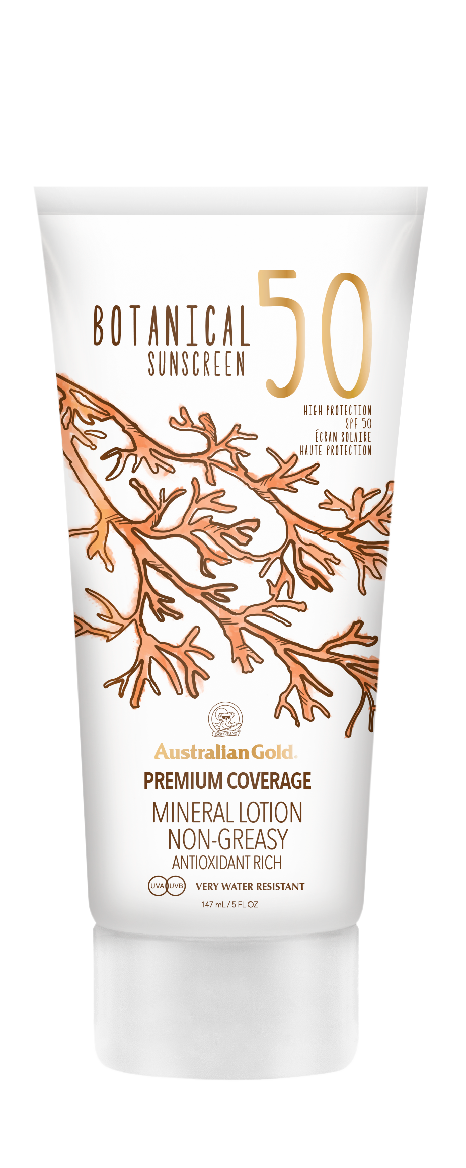 Australian Gold - Botanical Sunscreen Lotion SPF 50 147 ml