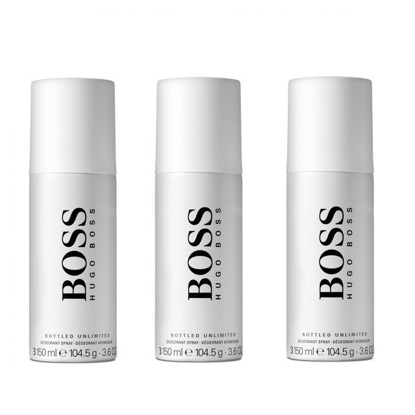 Hugo Boss - 3x UNLIMITED Deo Spray 150 ml
