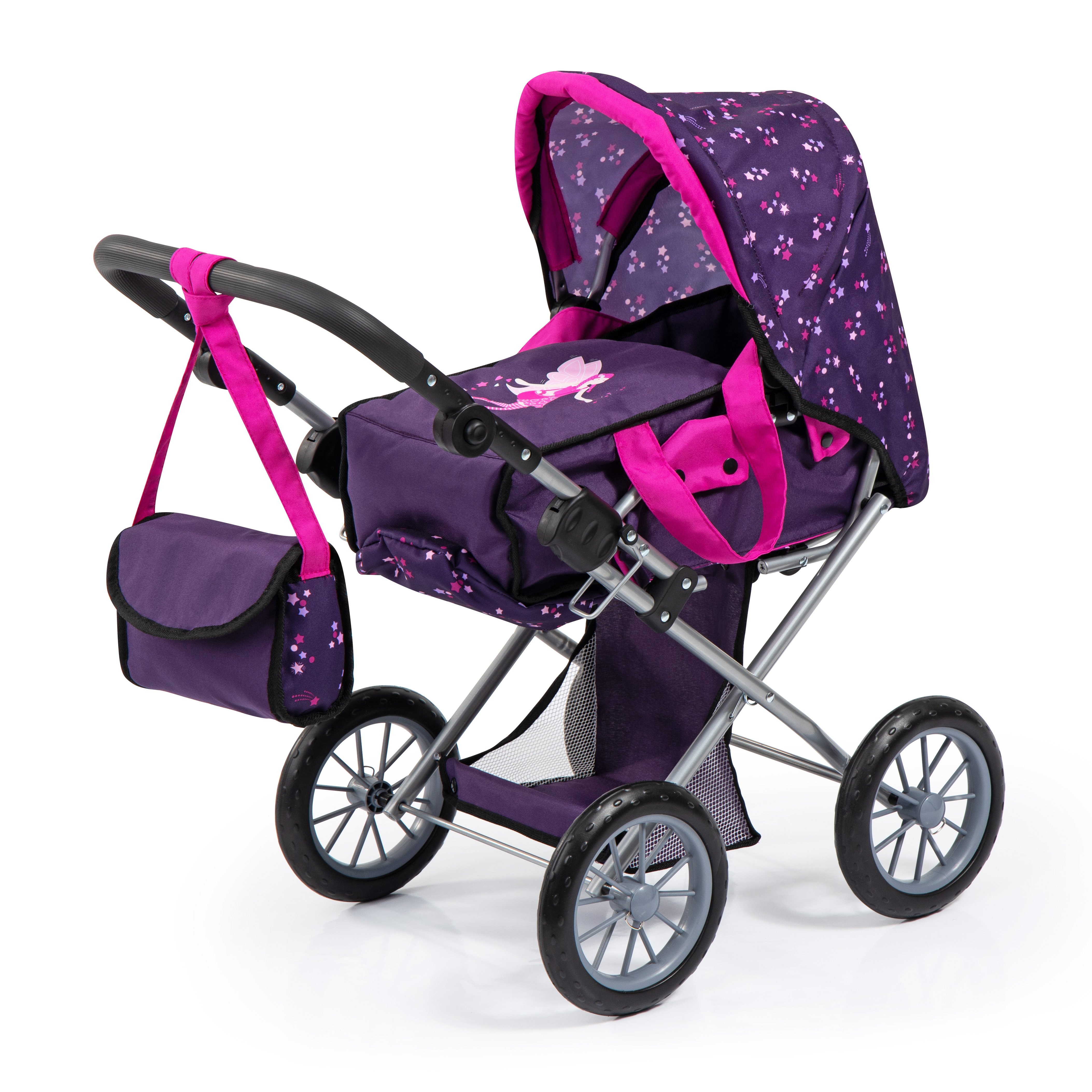 Bayer - Dolls Pram - City Star - Purple (13679AA)
