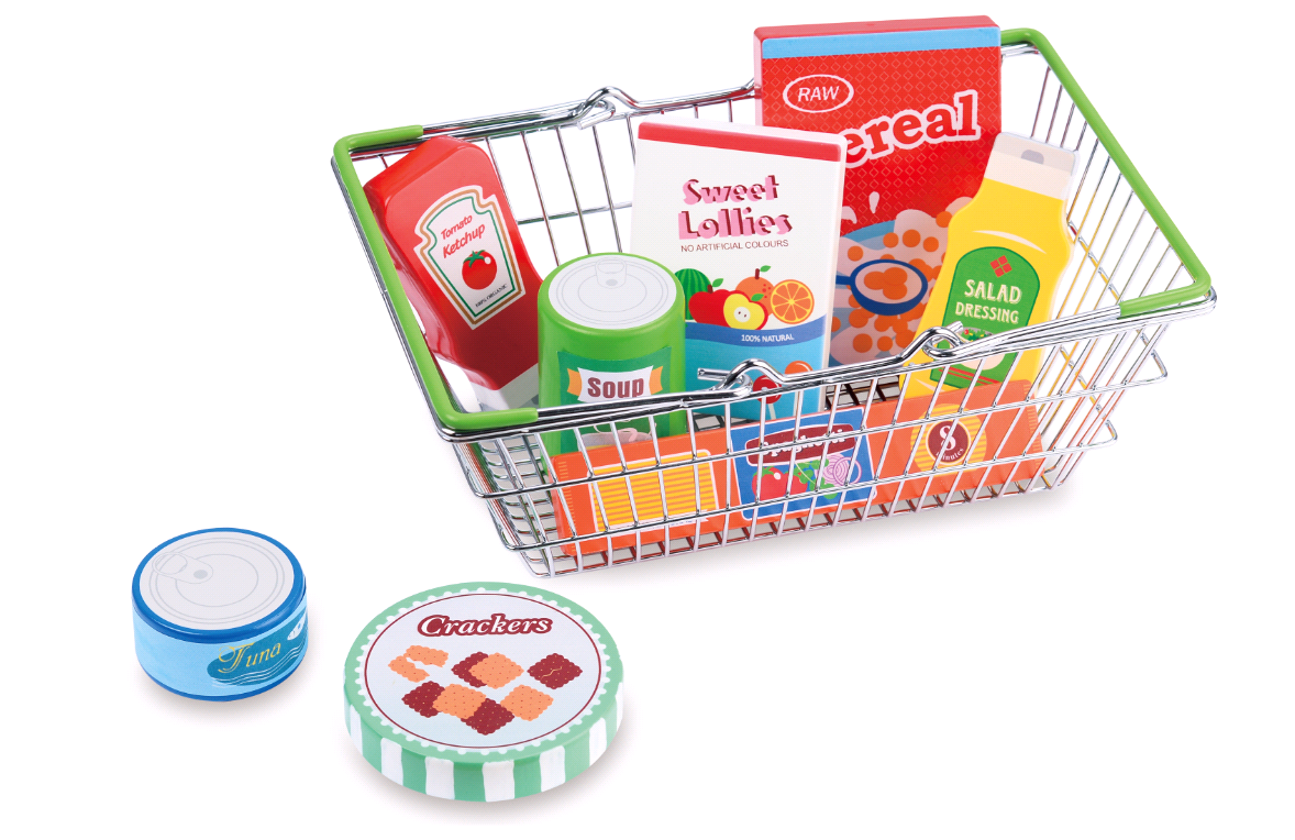 Small Wood - My Shopping Basket - Pantry Set (L40184)