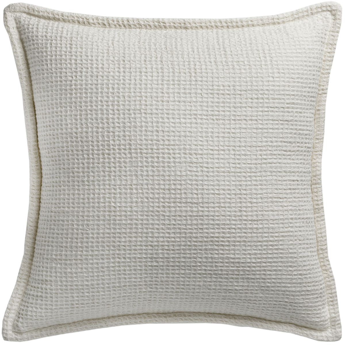 de Le Cuona | Linen Waffle Cushion Cream §