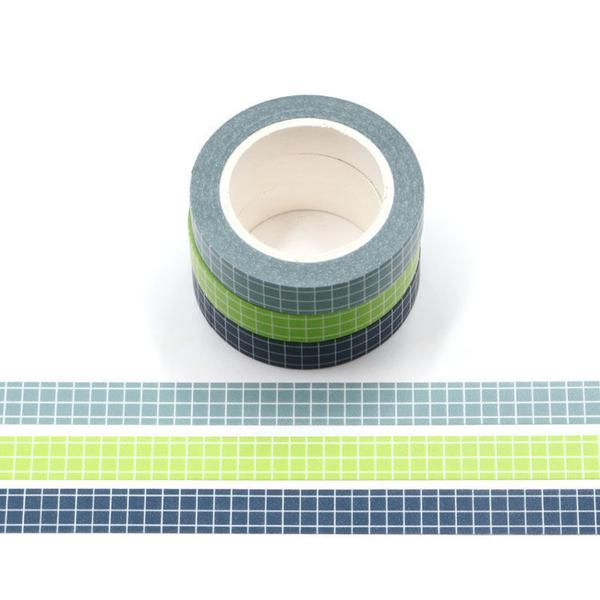 Blue Check Washi Tape