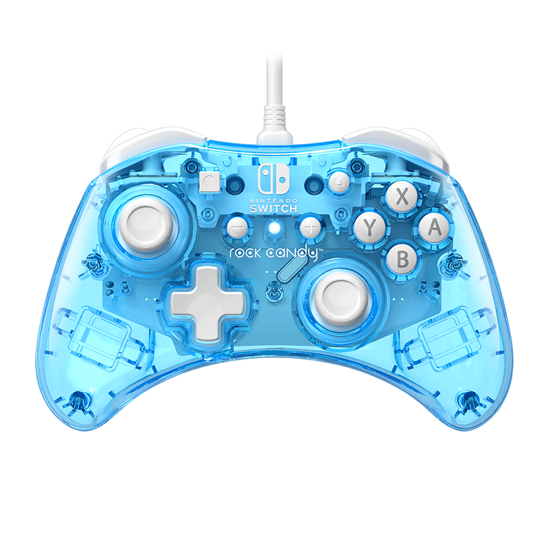 PDP Rock Candy Wired Mini Switch Controller (Blue-Merang)