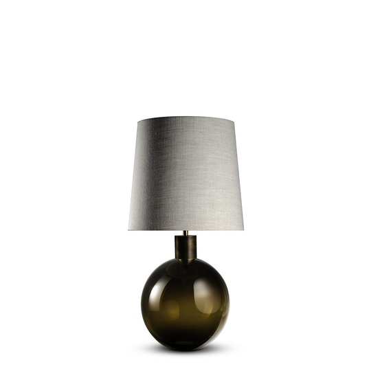 Porta Romana I Curate Lamp Cedar With Brass Collar