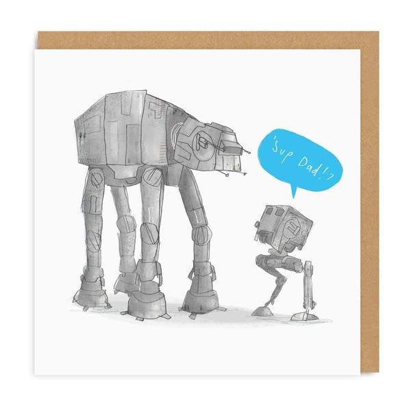 'Sup Dad Square Greeting Card
