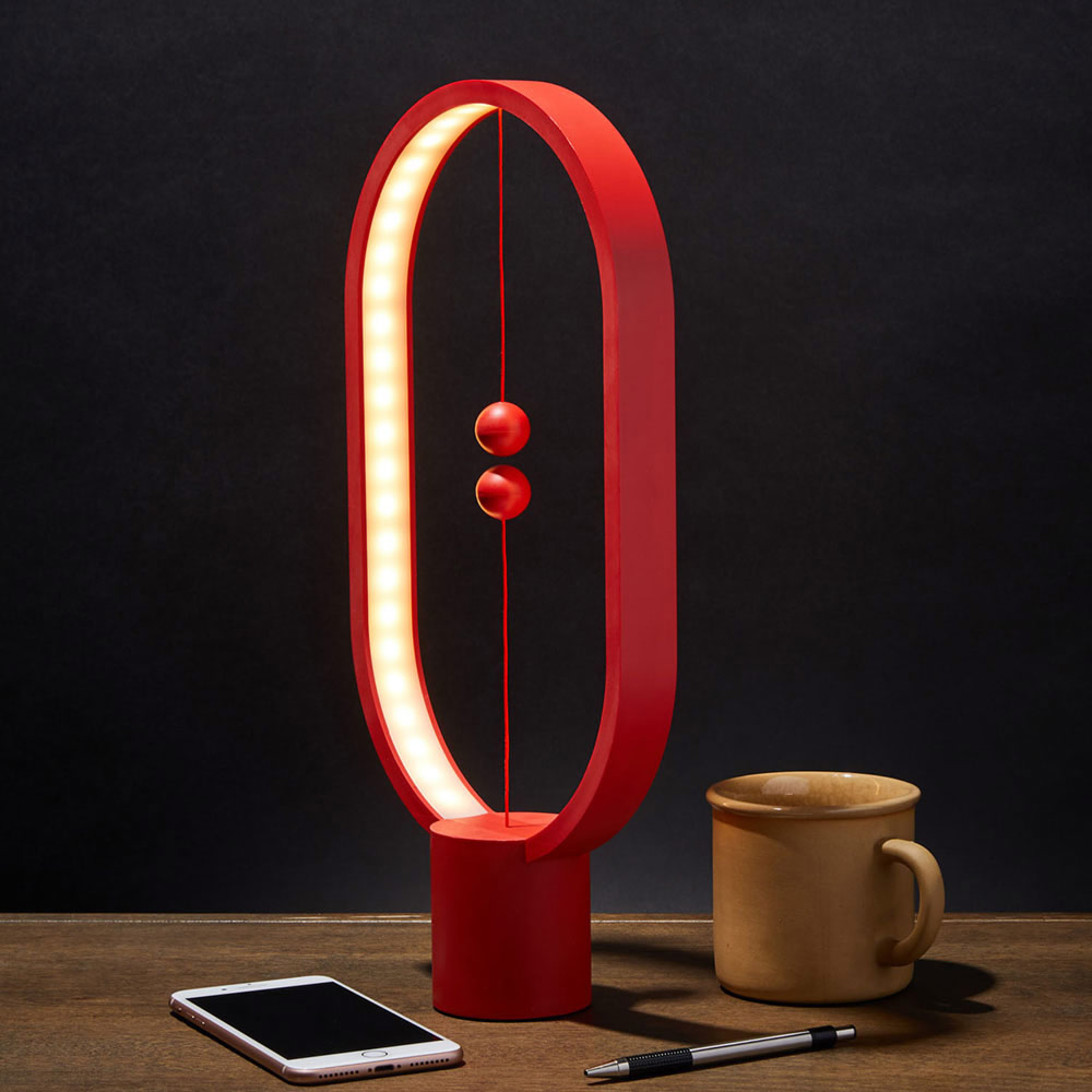 Heng Balance Lamp - Oval - Red (04931.RD)