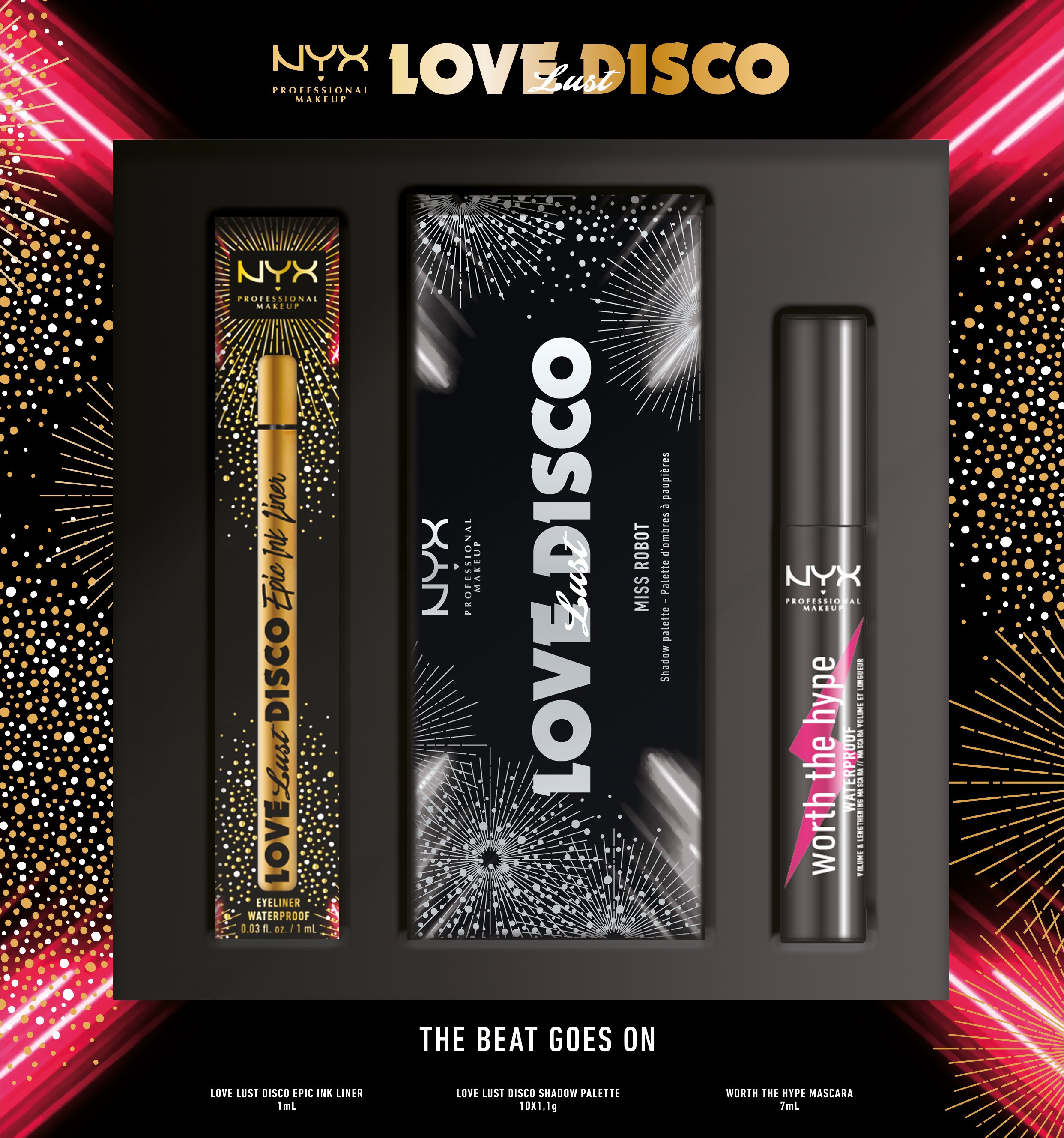 NYX Professional Makeup - Love Lust Disco Shadow Palette - 02 Miss Robot