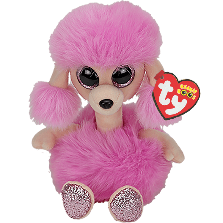 Ty Plush - Long Neck - Camilla the Poodle (Medium) (TY37403)