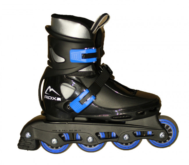 Roxa - Beetle Inliner Rollerblade - Black/Blue (size: 26-31) (1031blueS)