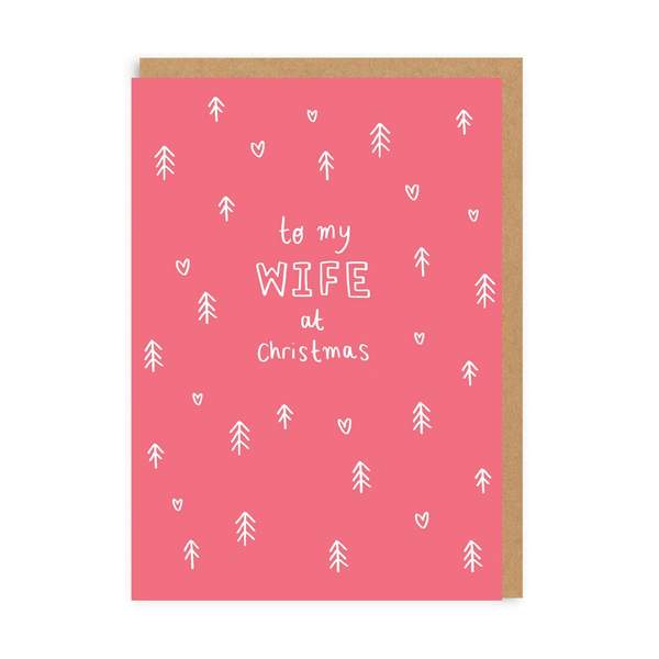 To My Wife Christmas Card