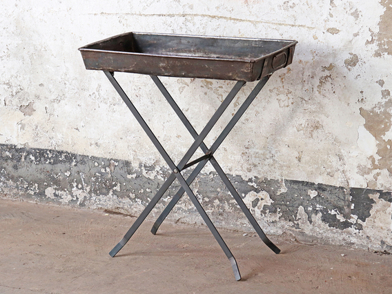 Upcycled Vintage Ship-Tray Stand Medium