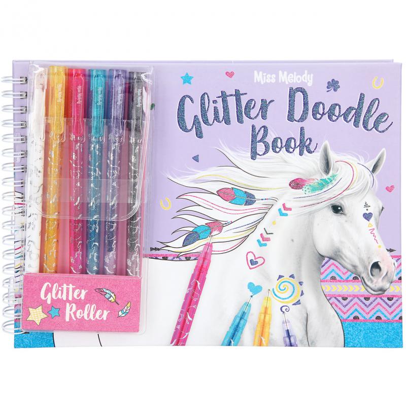 Miss Melody - Glitter/Doodle Book (048590)