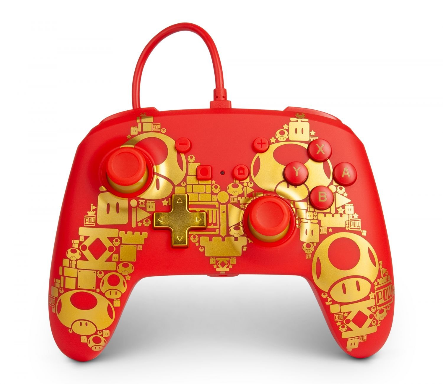 PowerA Nintendo Switch Enh Wired Controller - Golden Mario