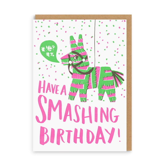 Pinata Birthday Greeting Card