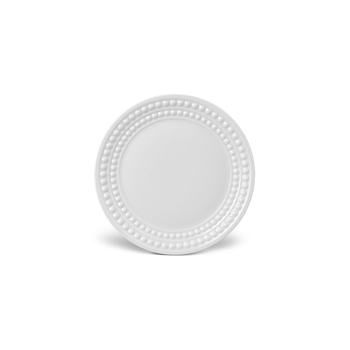L'Objet I Perlée Bread + Butter Plate White