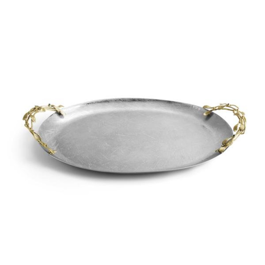 Michael Aram I Mistletoe Large Oval Tray