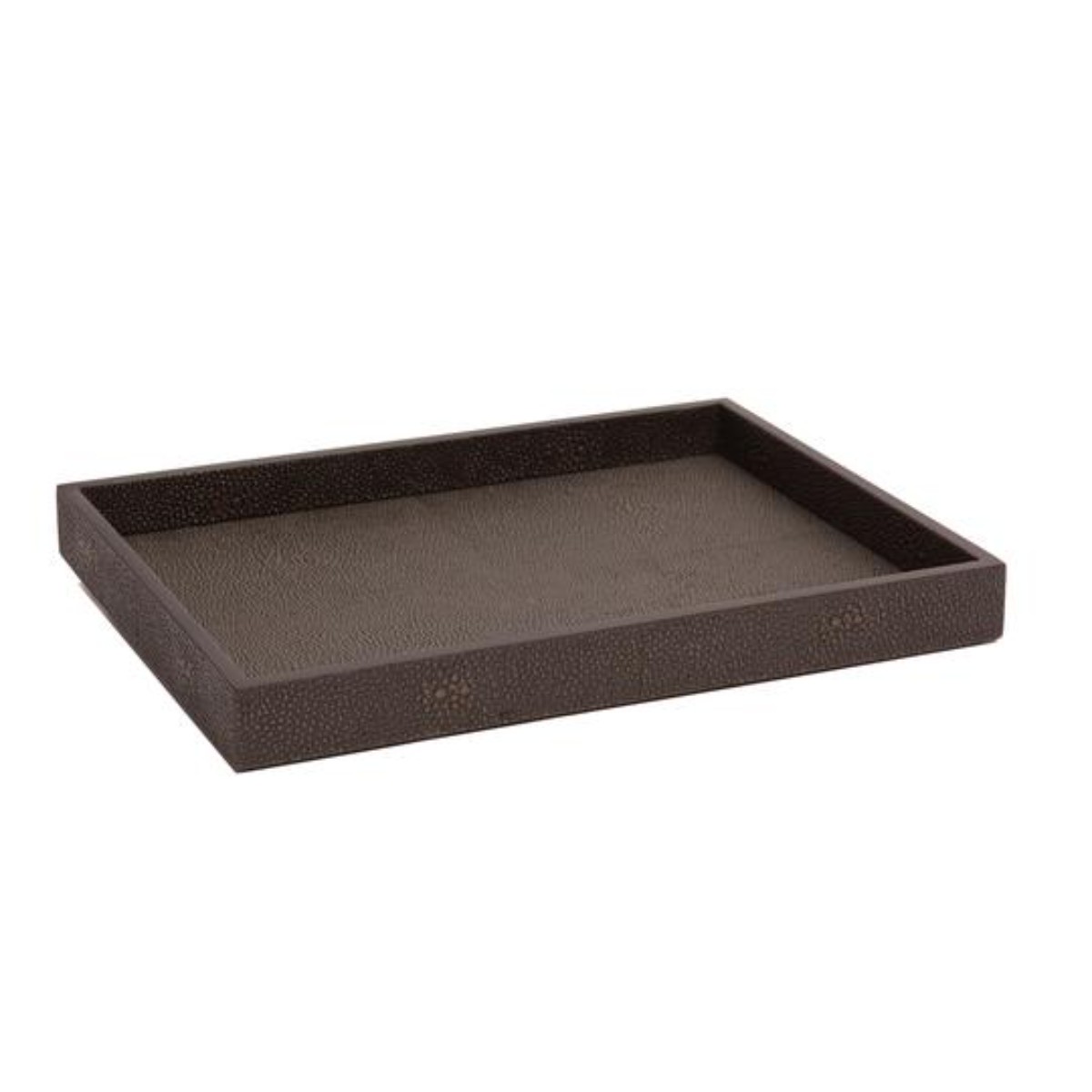 Posh Trading I Chelsea Medium Tray | Chocolate Shagreen